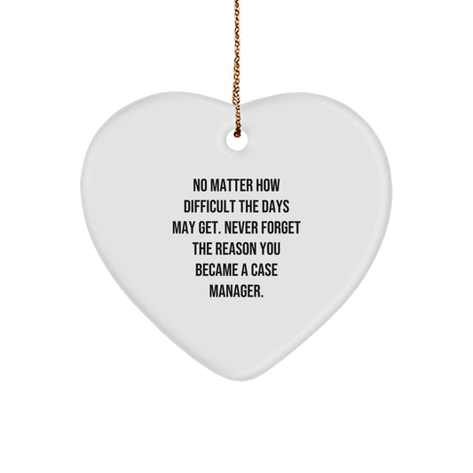 Christmas Ornament Gift for Coworkers Heartwarming Case Manager Idea - Image 1