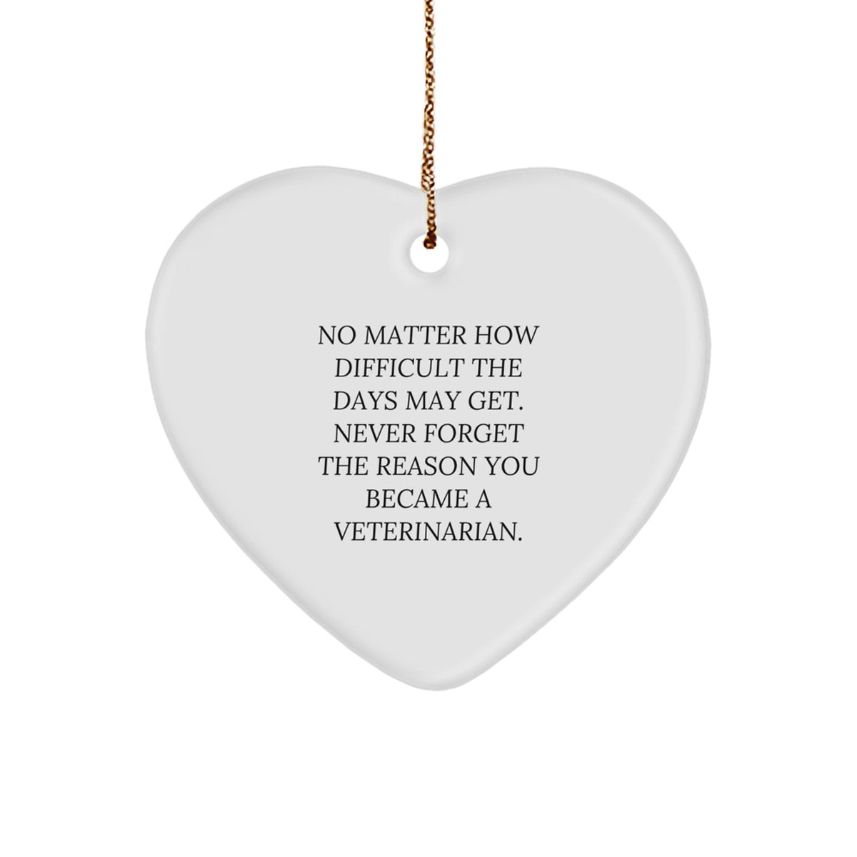 Heartwarming Christmas Ornament Gift for Friends - Veterinarian's - Image 1