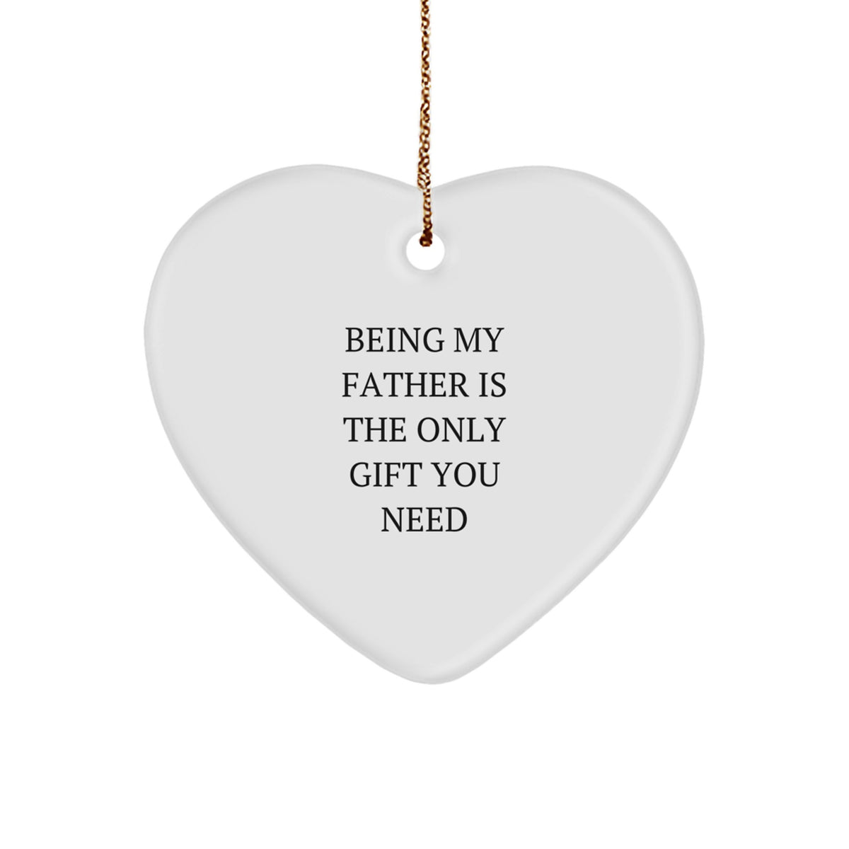 Father Keepsake Heartfelt Memorable Christmas Ornament for Him Gift - Image 1