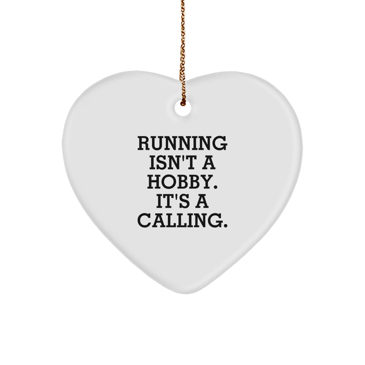 Christmas Unique Gift Surprise Running Heart Vibrant Ornament for Teens - Image 1