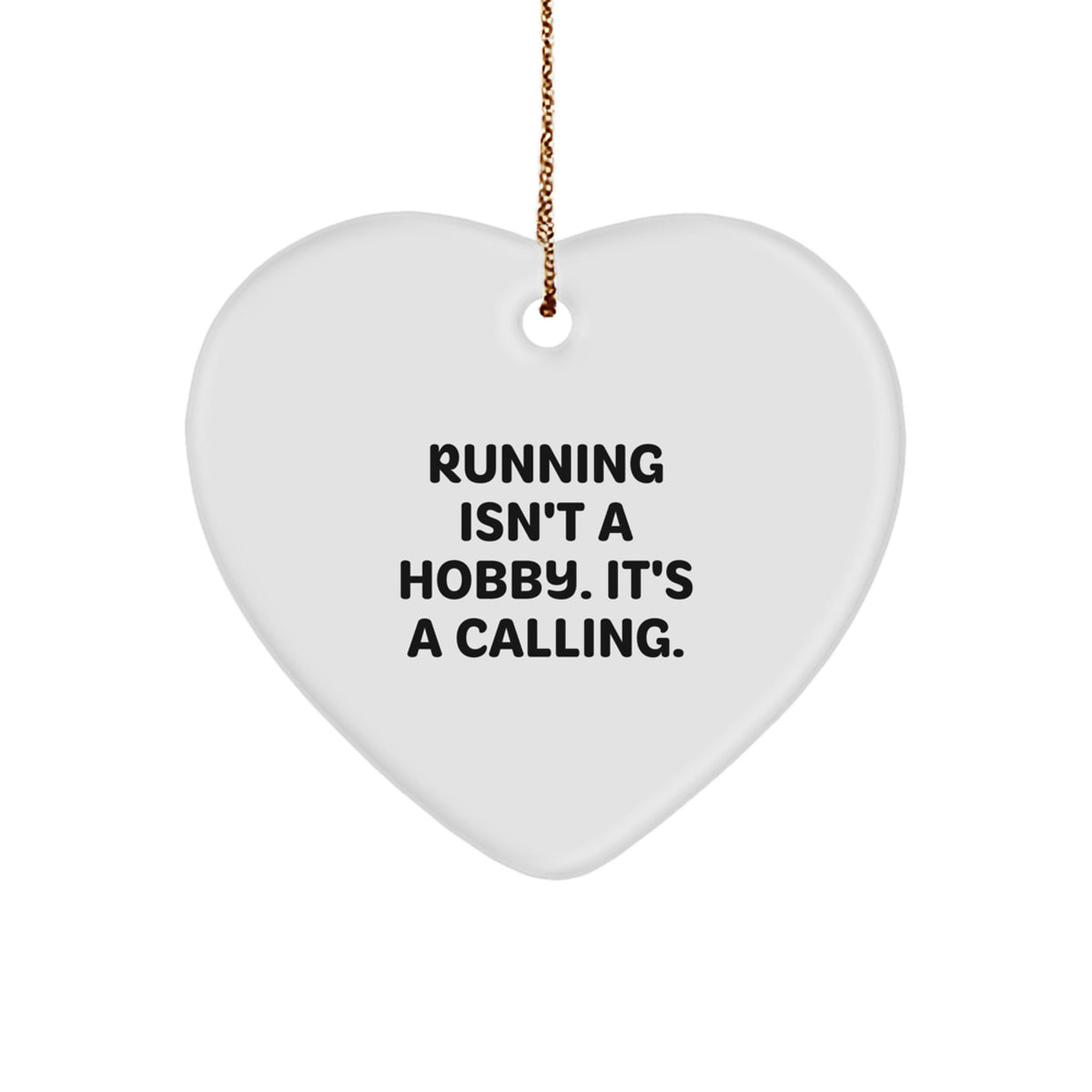 Running Keepsake Christmas Ornament for Him Gift Motivational Runner - Image 1