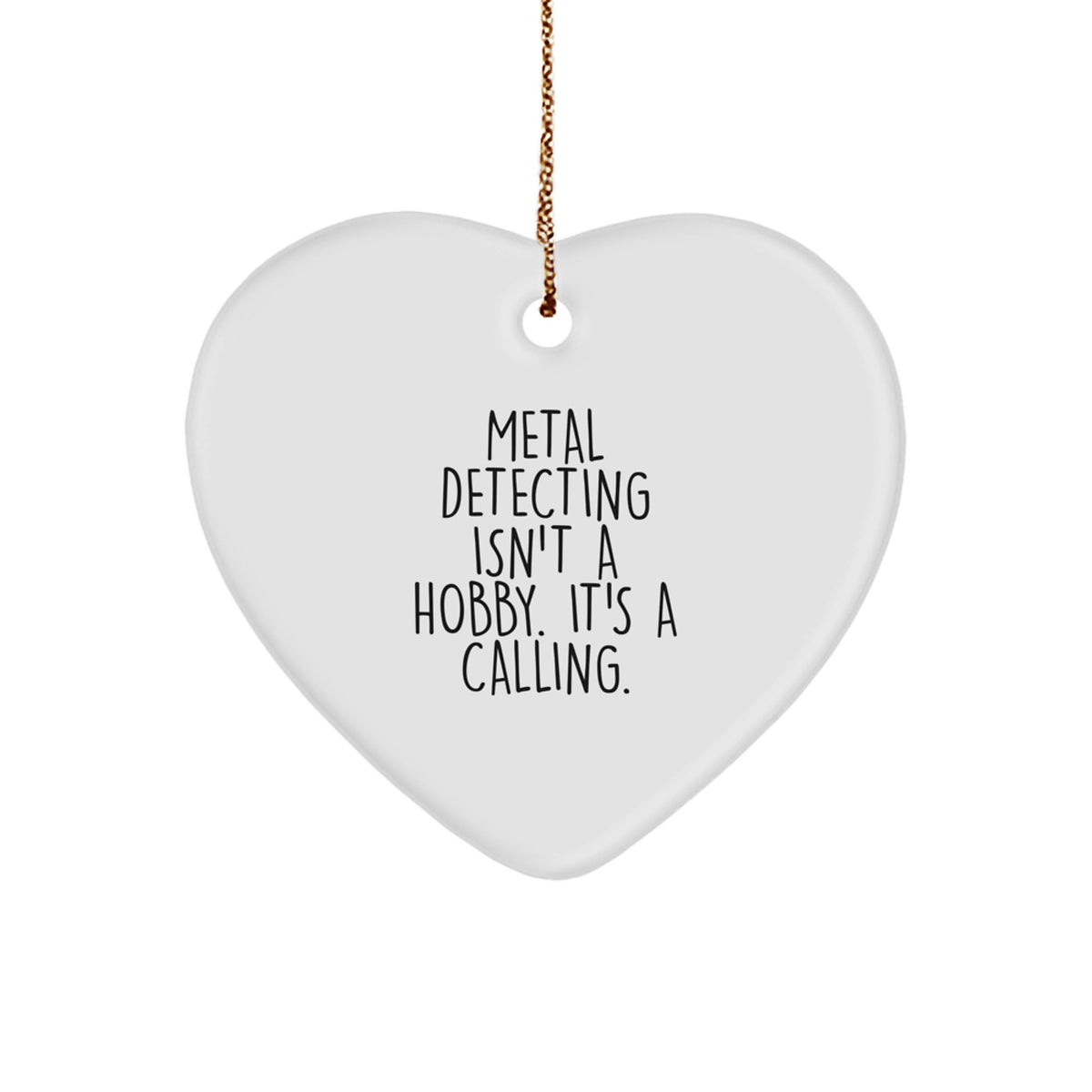 Christmas Ornament Gift Metal Detecting, A Calling Keepsake for Kids - Image 1