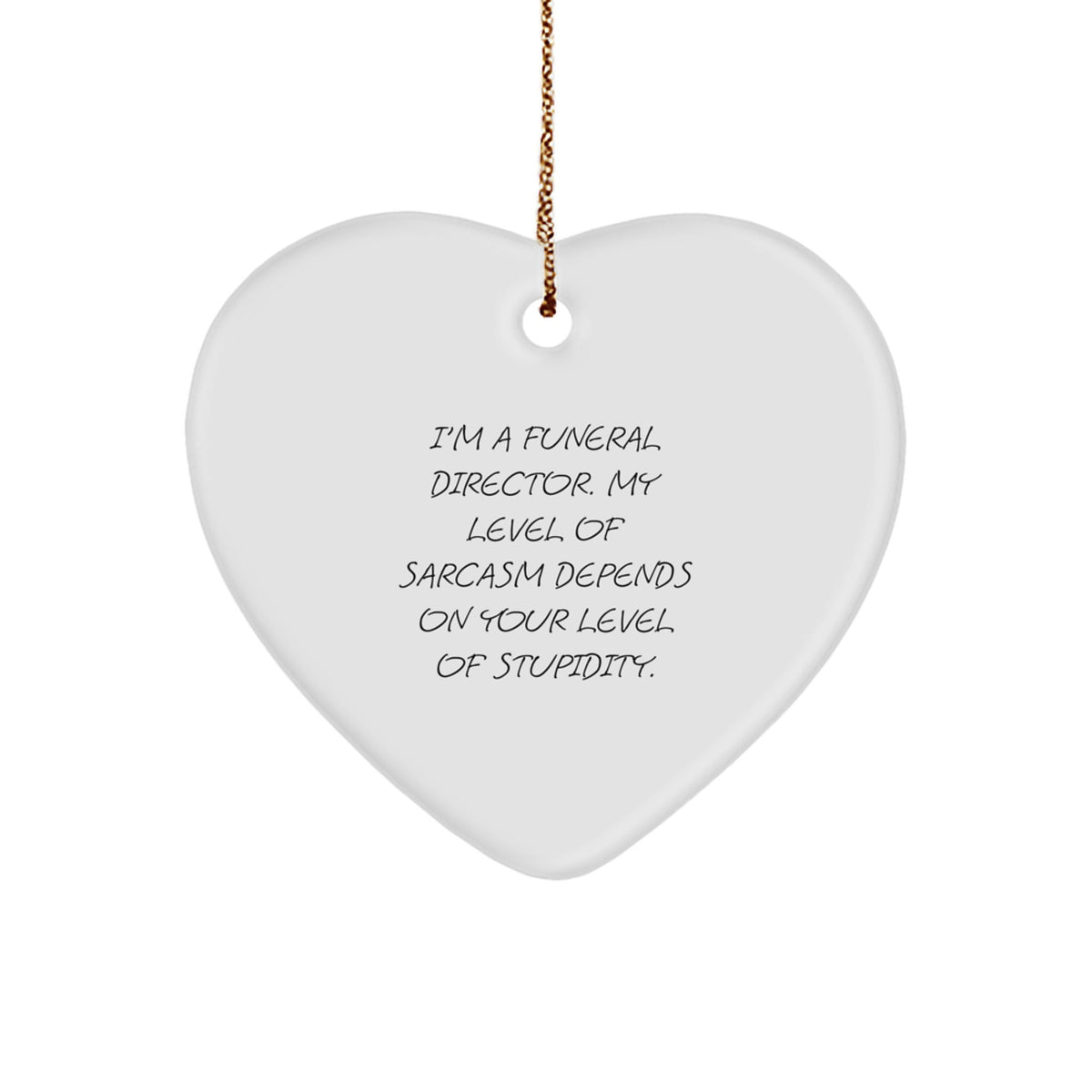 Christmas Ornament Idea for Coworkers – I'm a Funeral Director Gift - Image 1