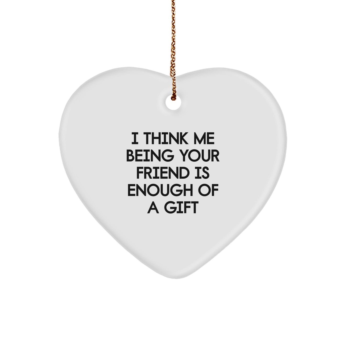 Playful Friend Christmas Ornament for Friends Gift Novelty - Image 1