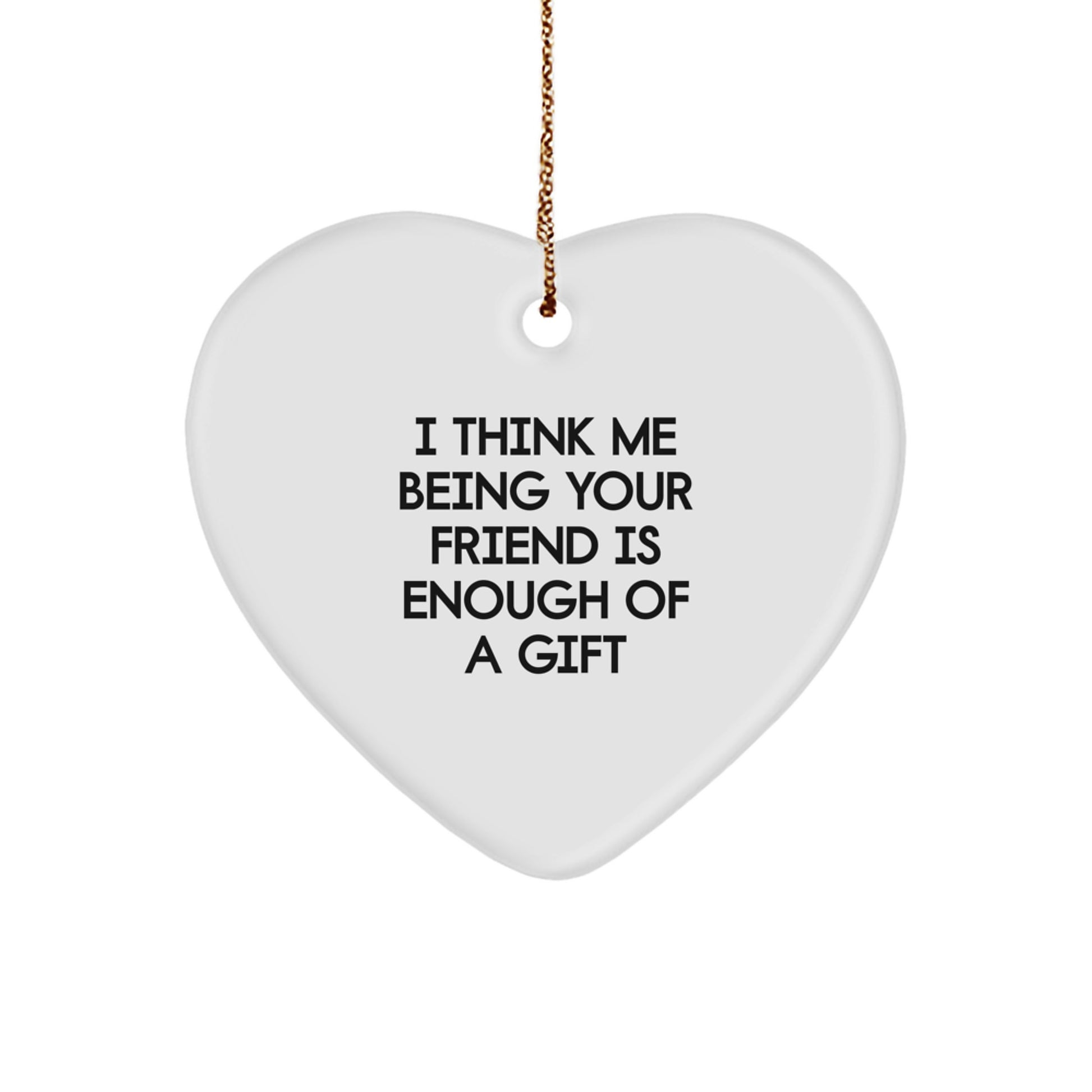 Playful Friend Christmas Ornament for Friends Gift Novelty - Image 1
