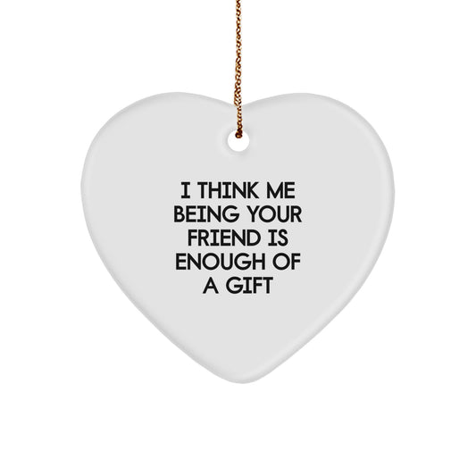 Playful Friend Christmas Ornament for Friends Gift Novelty - Image 1