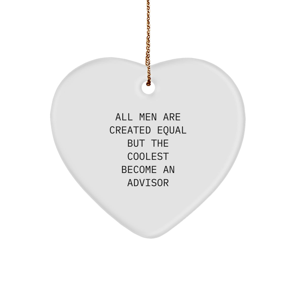 Advisor Keepsake Christmas Ornament for Him Gift - Image 1