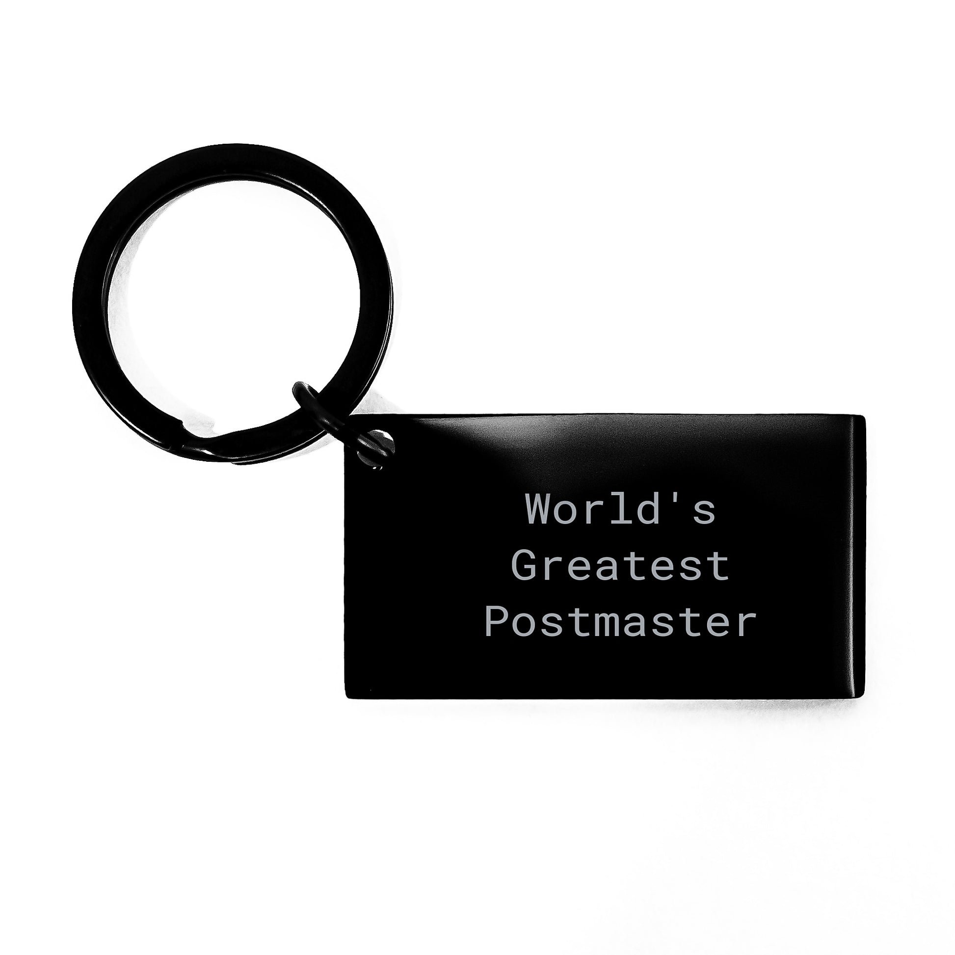 World's Greatest Postmaster Keychain Gifts from Friends for Postmaster Men, Funny Inspirational Keychain, Christmas Unique Gifts for Postmaster - Image 1