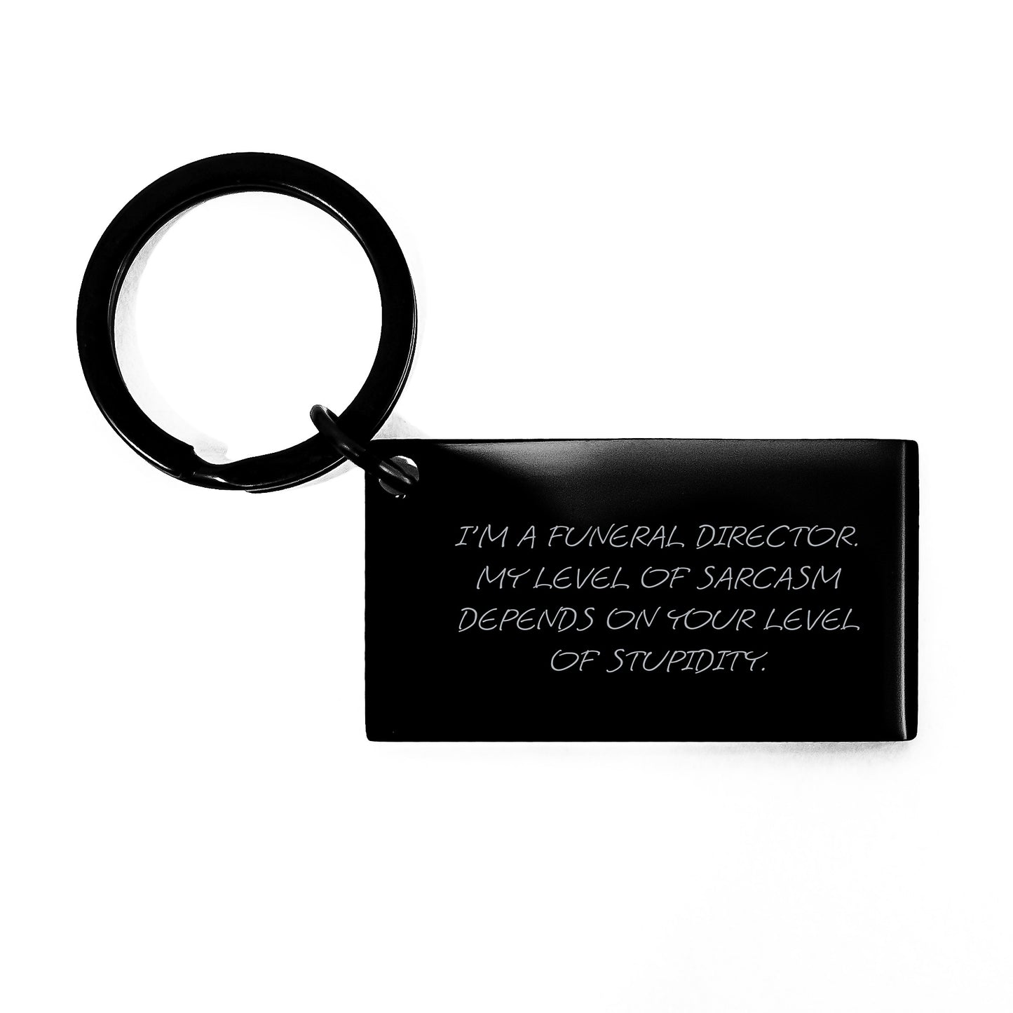 Funny Funeral Director Keychain Gifts from Friends for Men, Unique Graduation Unique Gifts for Funeral Director - Image 1
