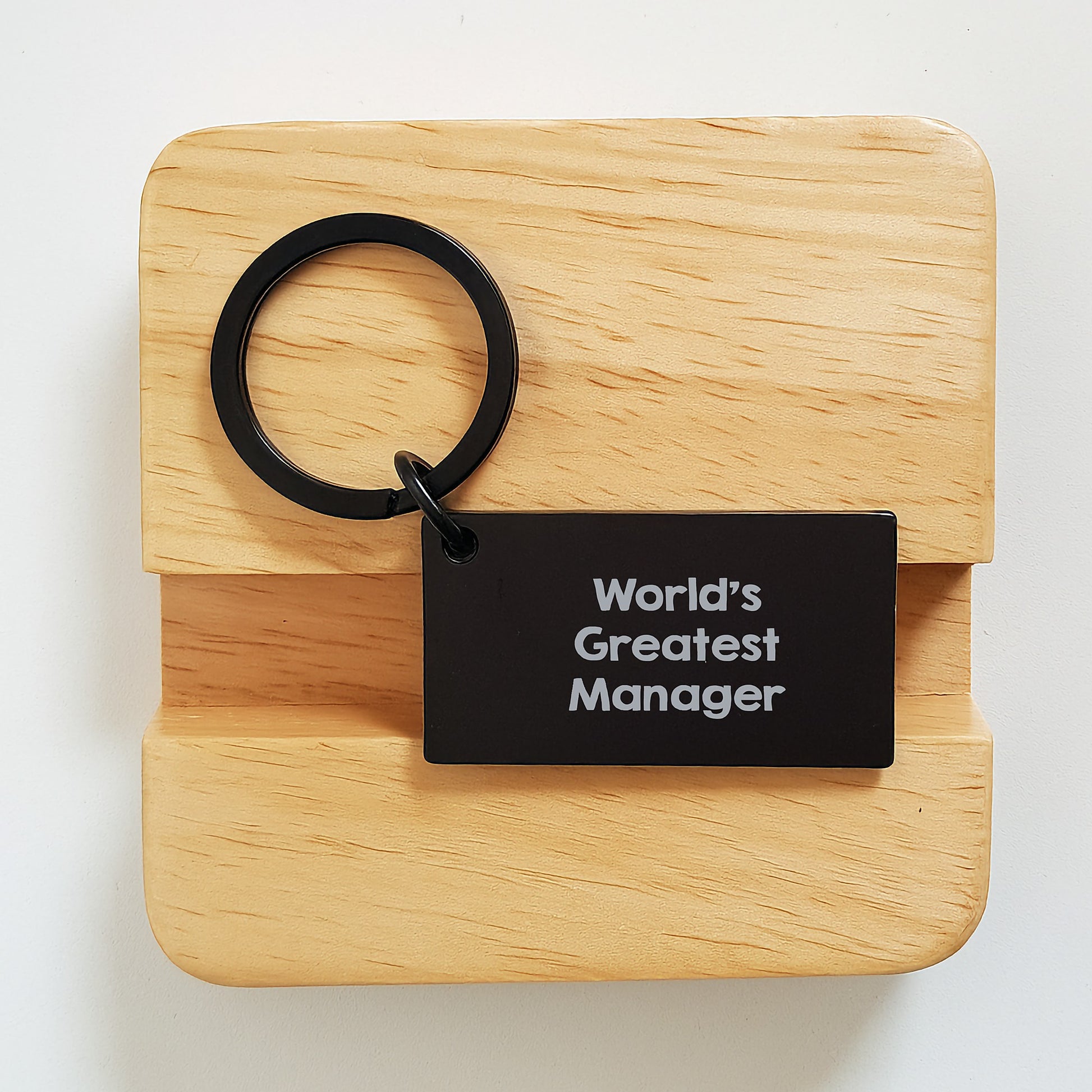 Manager Keychain Keepsake Birthday Gift for Him World's Greatest Manager - Image 2