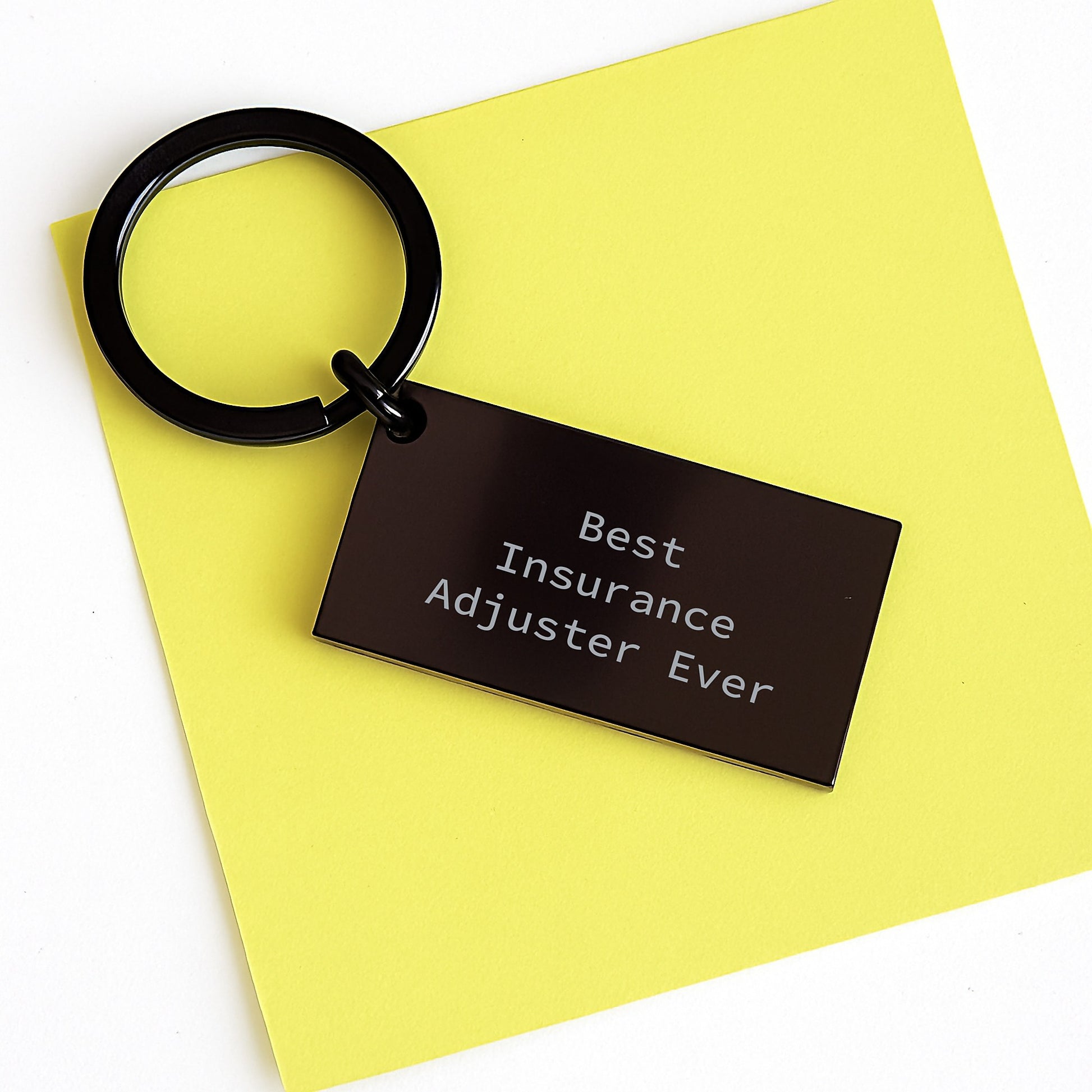 Funny Insurance Adjuster Gifts, Best Insurance Adjuster Ever Keychain for Men, Women, Family, Coworkers, Birthday Unique Gifts from Friends - Image 3