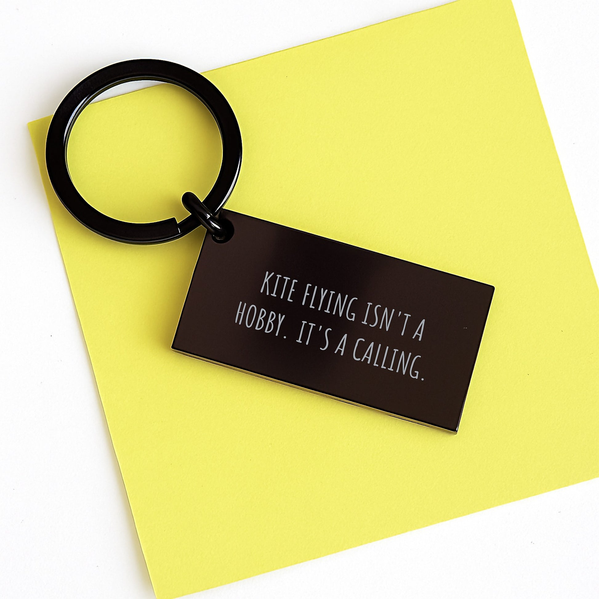 Kite Flying Gifts from Family - 'Kite Flying Isn't A Hobby. It's A Calling.' Keychain for Kite Flying Enthusiasts, Graduation Unique Gifts - Image 3