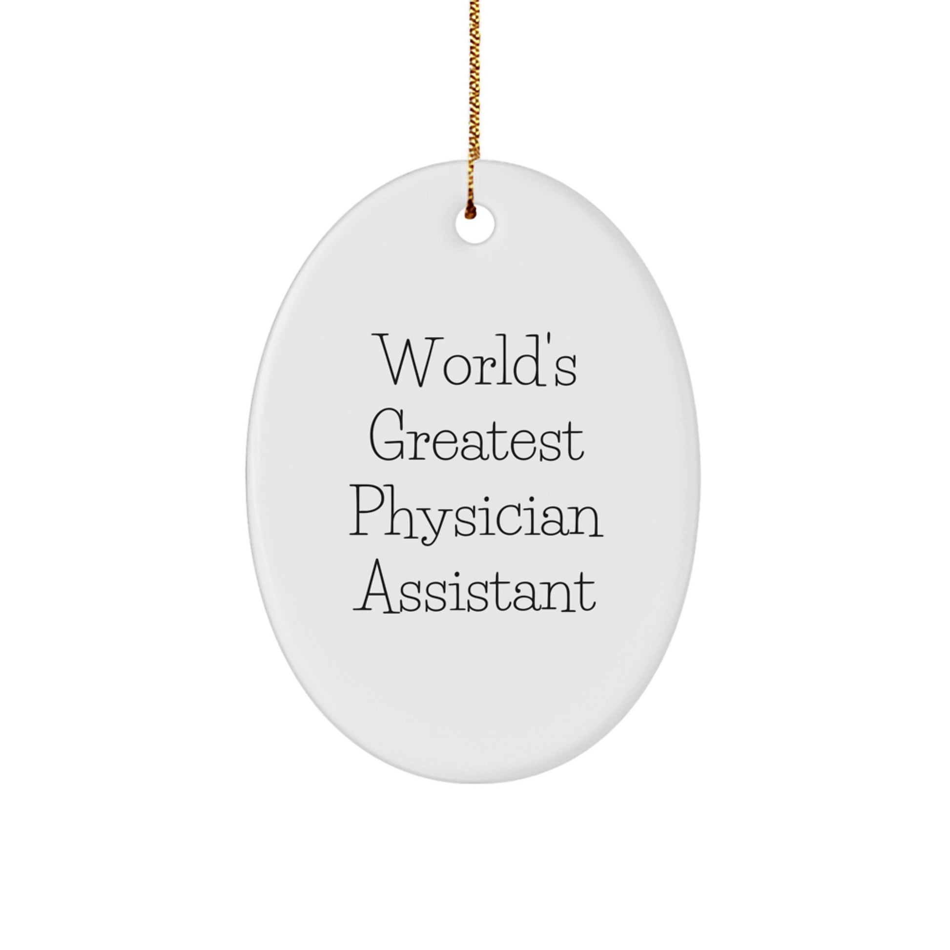 Funny Quotes for Physician Assistant Gifts from Family, Christmas Unique Ornament for Home Decor - Image 1
