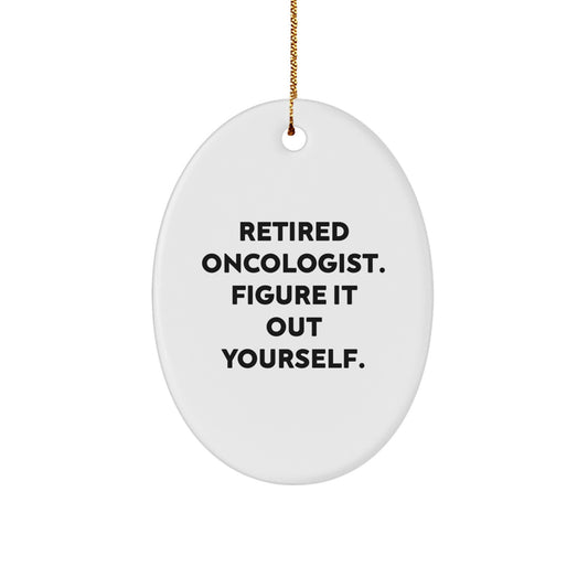 Oncologist Christmas Ornament for Him Gift Oncologist. Figure It Out - Image 1