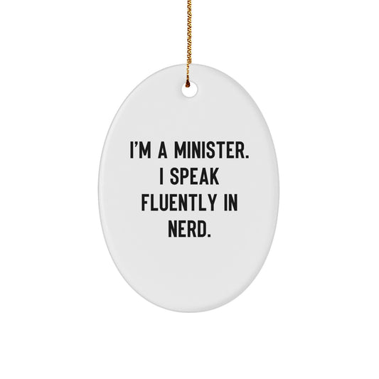 Surprise Your Kids with a Favorite Minister Christmas Unique Gift Ornament - Image 1