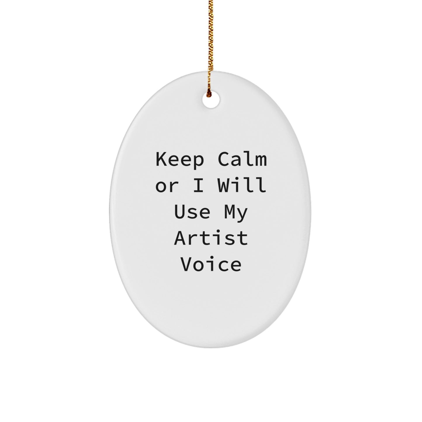 Artist Keepsake Christmas Ornament for Him Gift - Image 1