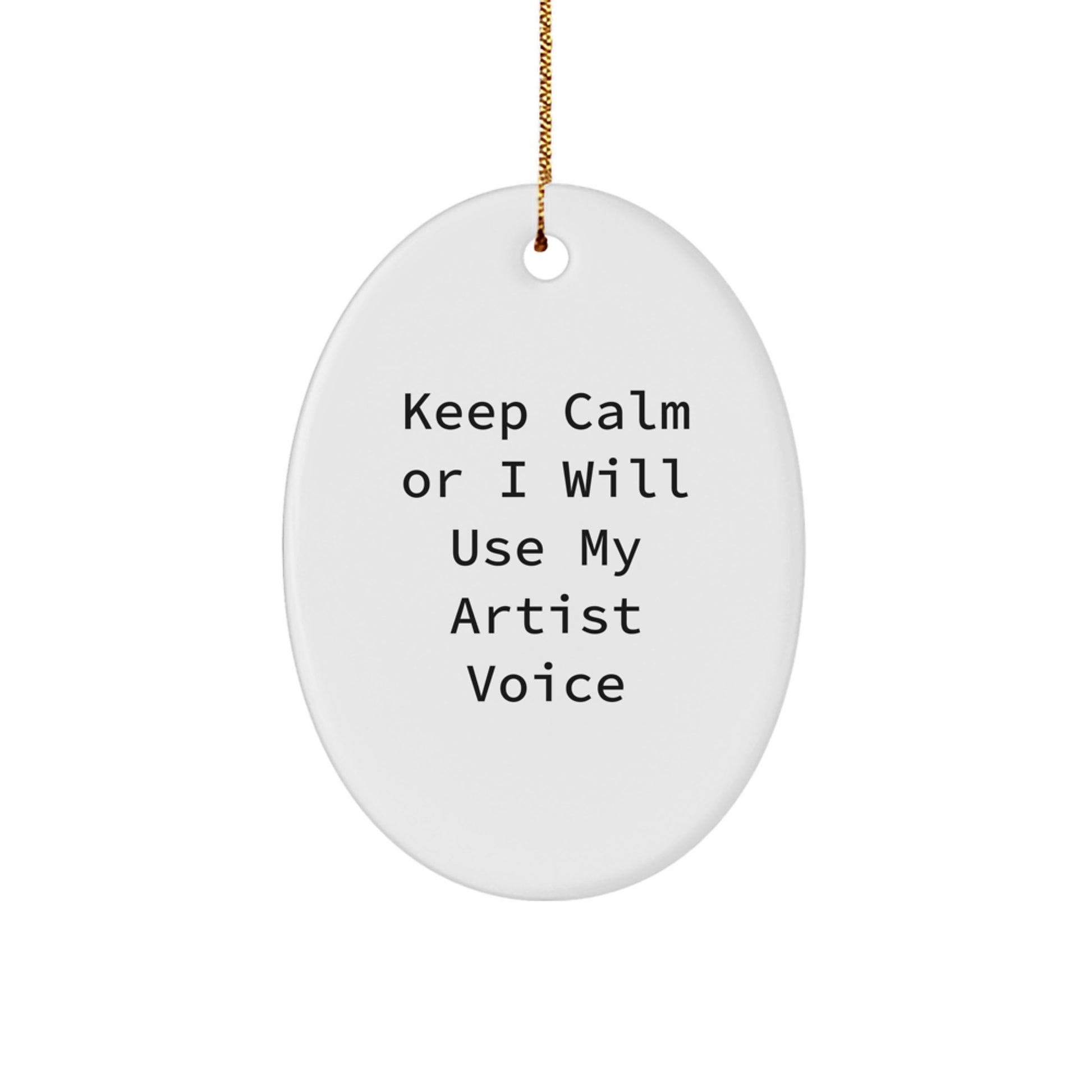 Artist Keepsake Christmas Ornament for Him Gift - Image 1