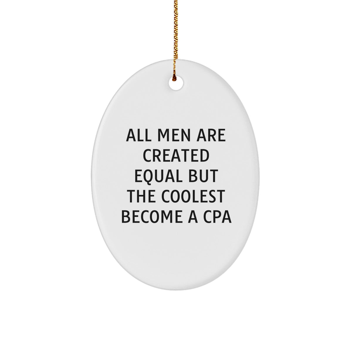 Christmas Unique Gift But The Coolest Become a CPA Ornament for Her Present - Image 1