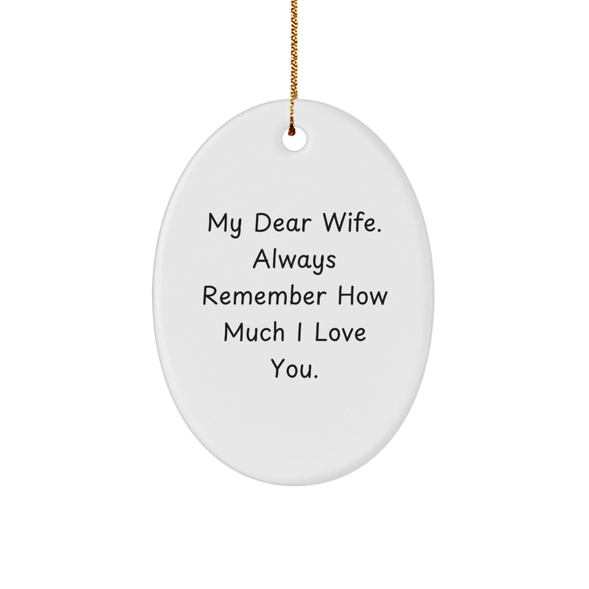Tender Wife Christmas Ornament for Grandma – Novelty Keepsake Gift - Image 1