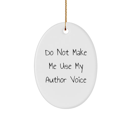Author Keepsake Christmas Ornament for Him Gift - Image 1