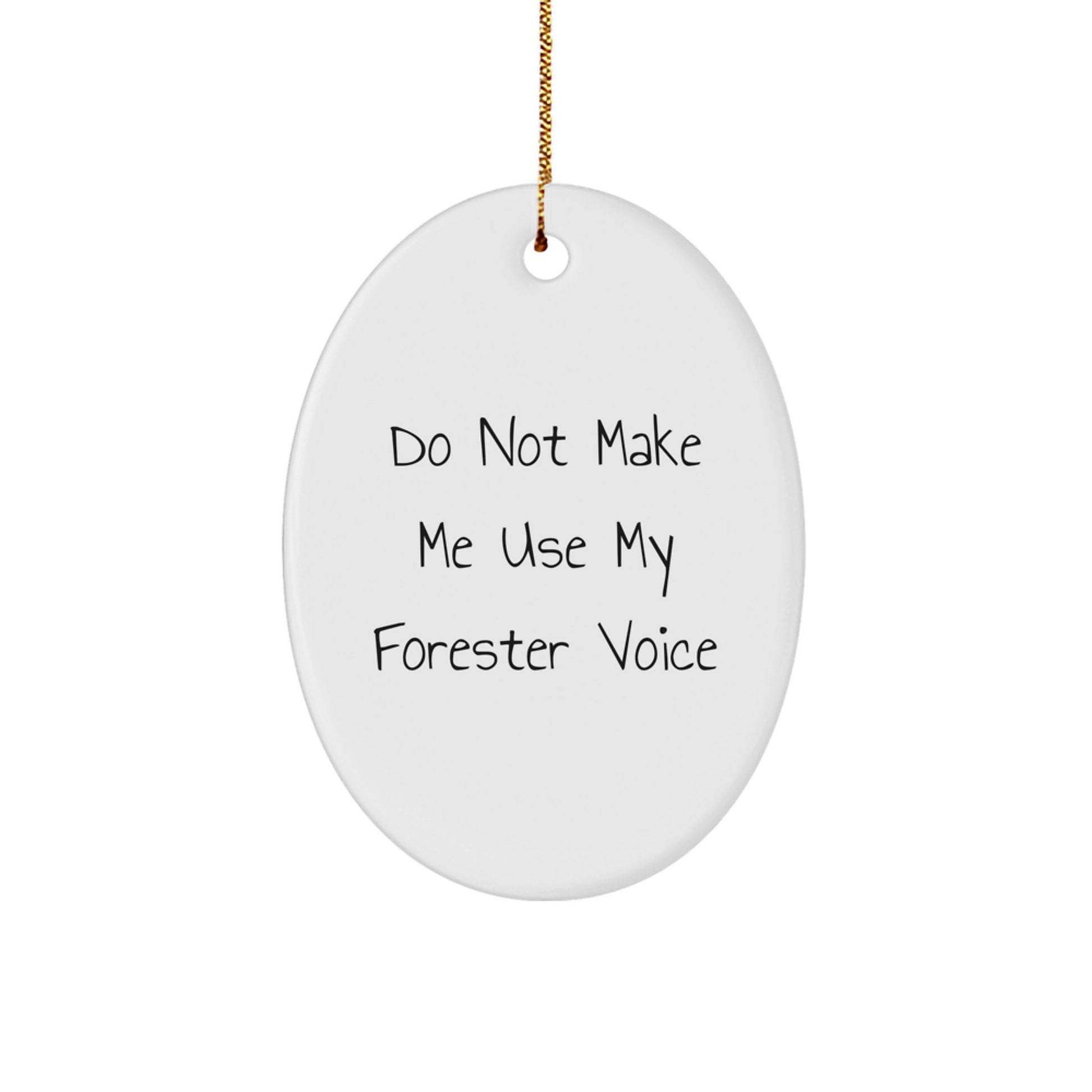 Whimsical Novelty Forester Christmas Ornament for Friends Gift - Image 1