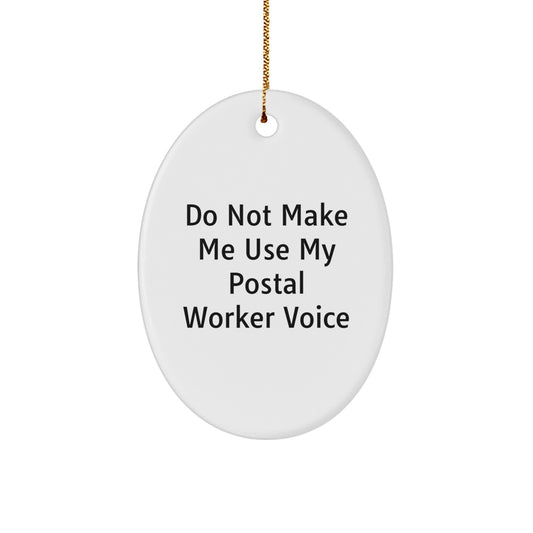 Postal Worker Christmas Ornament Idea Gift for Coworkers - Image 1