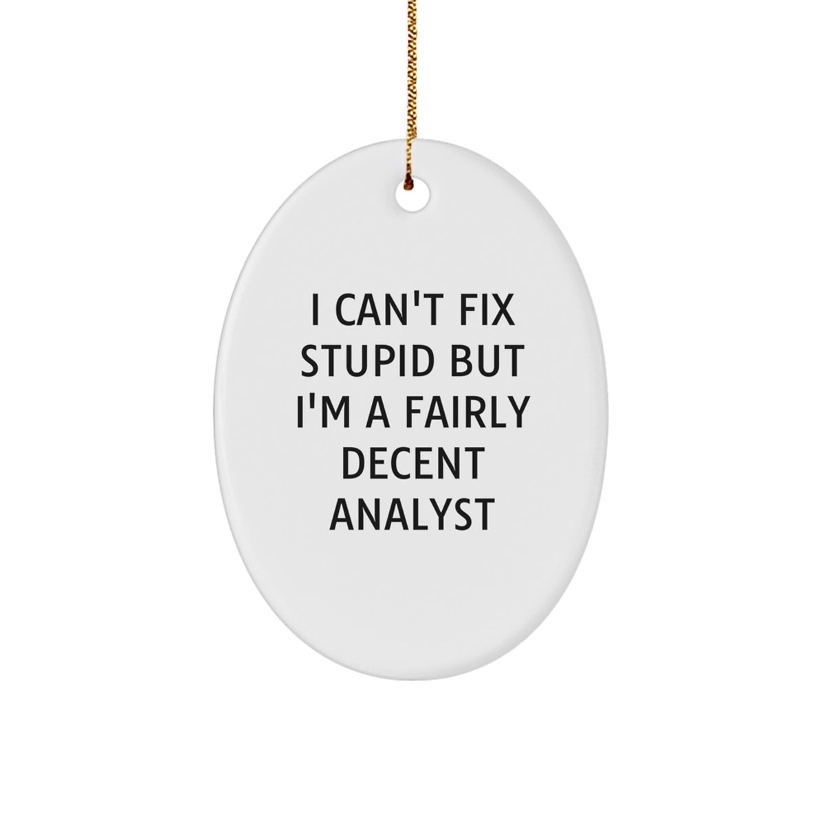 Surprise Your Kids Analyst Favorite Bright Christmas Ornament Gift - Image 1