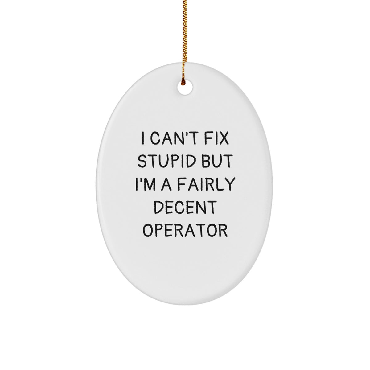Operator Favorite Christmas Ornament for Kids Gift - Image 1