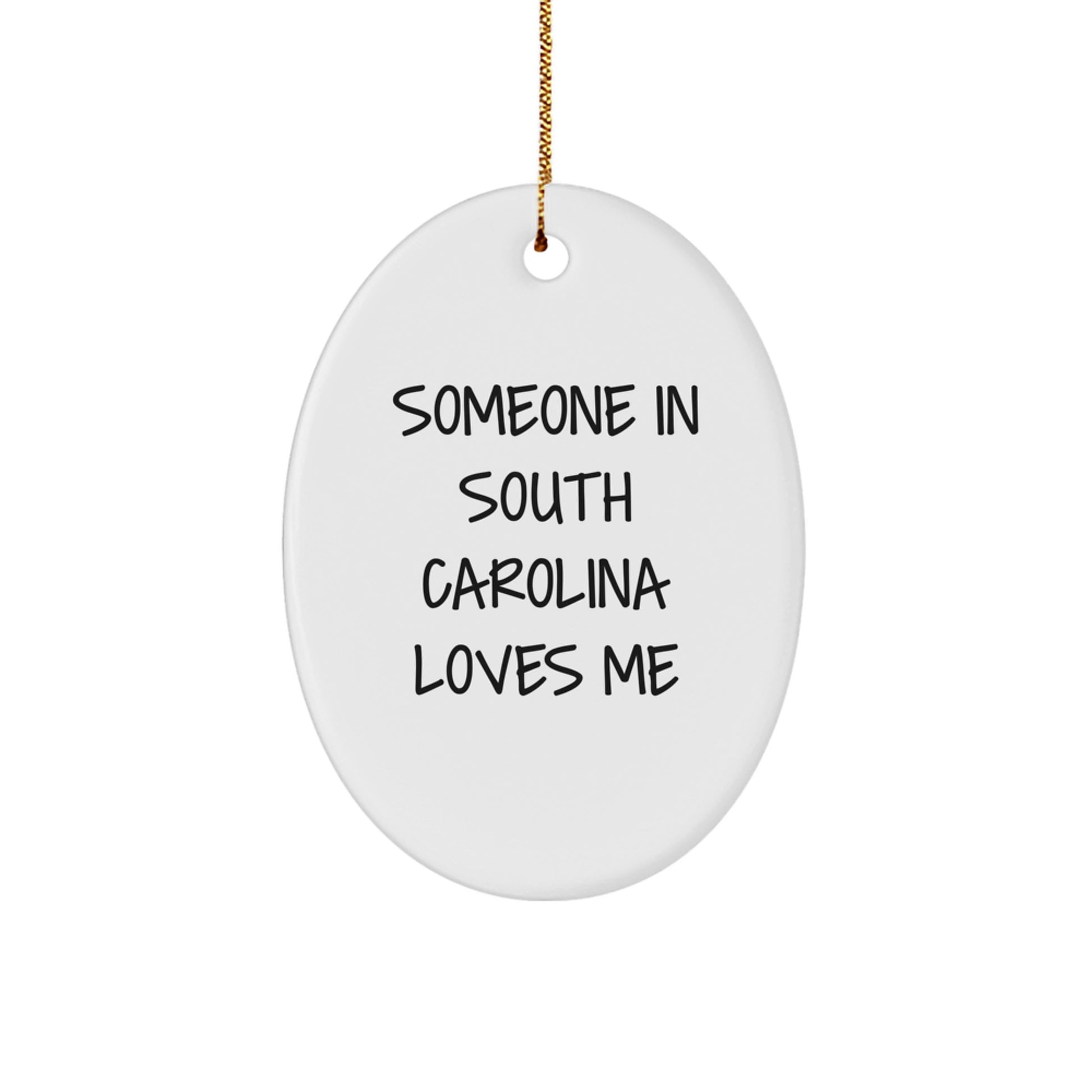 South Carolina Oval Ornament Gifts from Friends and Family - Image 1