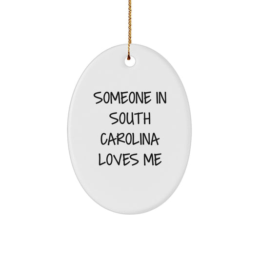 South Carolina Oval Ornament Gifts from Friends and Family - Image 1