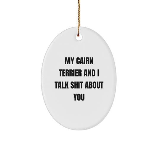 Cairn Terrier Keepsake Christmas Ornament for Him Surprise Gift - Image 1
