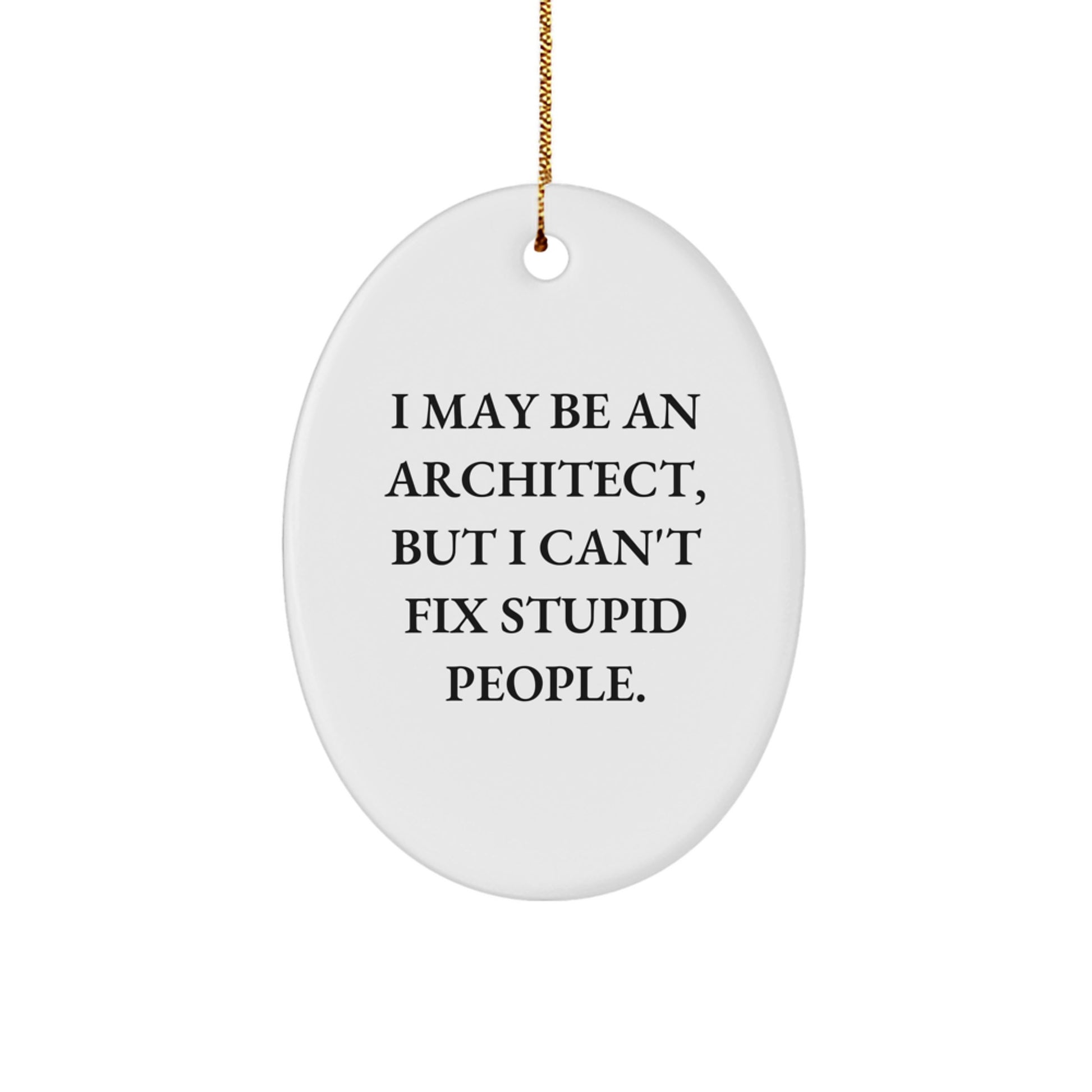 Architect Keepsake Christmas Ornament for Him Gift Surprise Holiday - Image 1