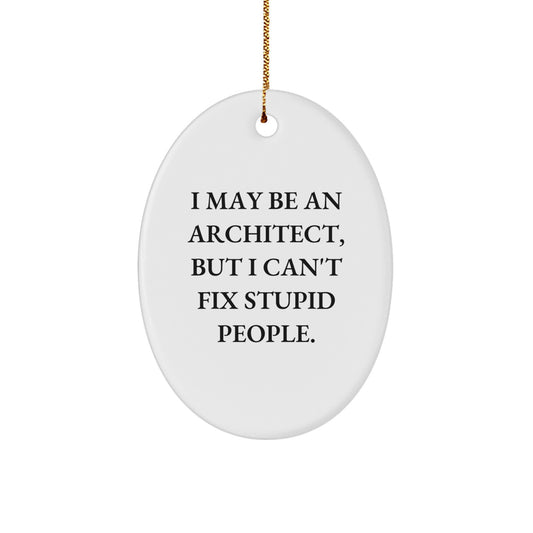 Architect Keepsake Christmas Ornament for Him Gift Surprise Holiday - Image 1