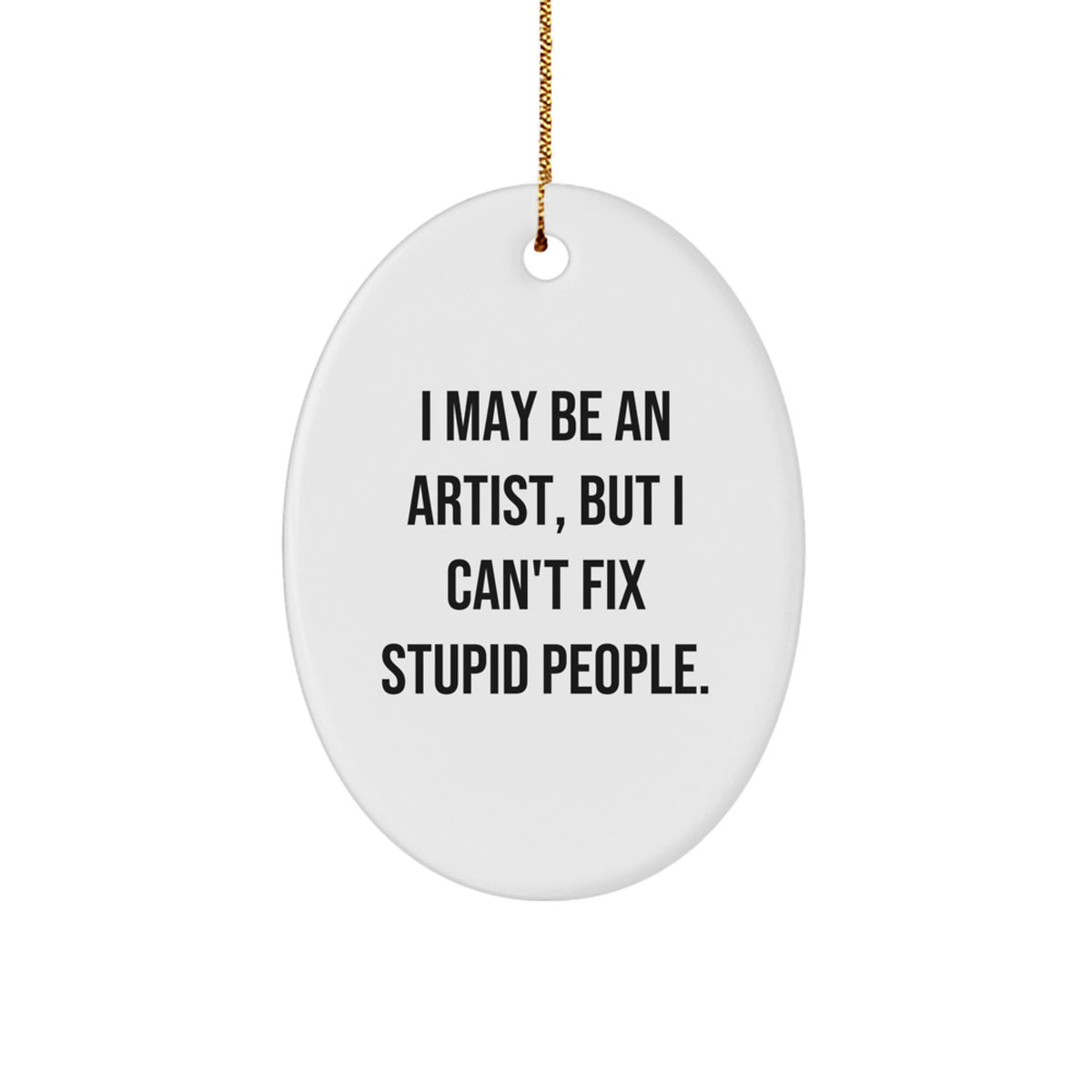 Artist Keepsake Christmas Ornament for Him Gift - Image 1