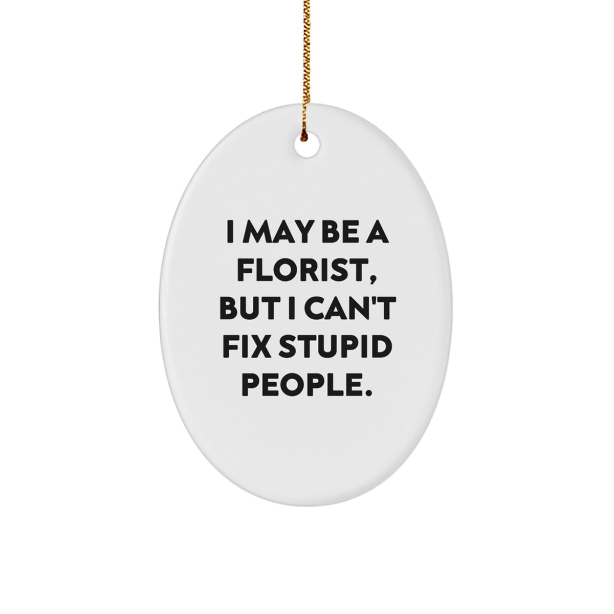 Christmas Gift for Her Florist Ornament Present - Image 1