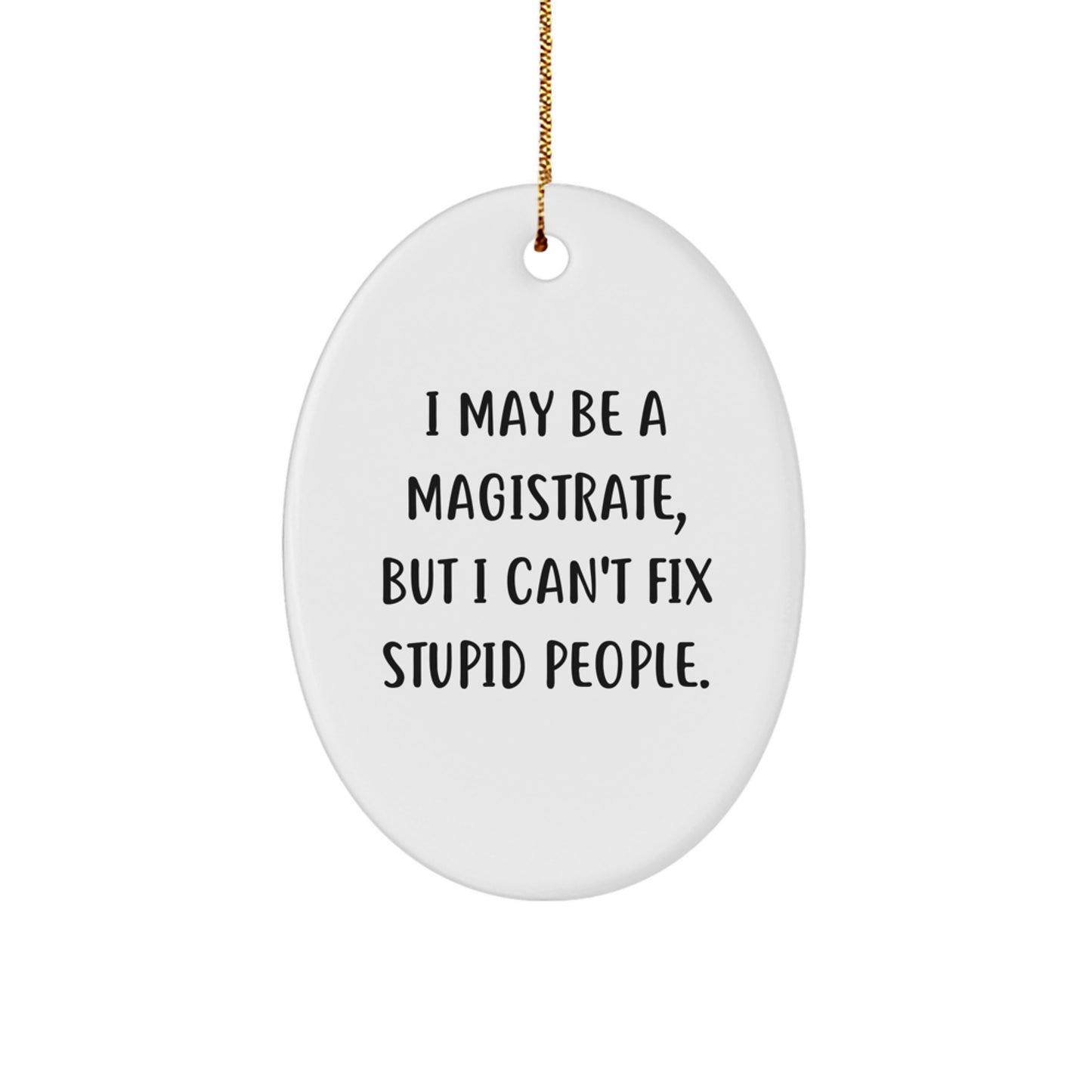 Christmas Gift for Her Magistrate Keepsake Ornament Present - Image 1