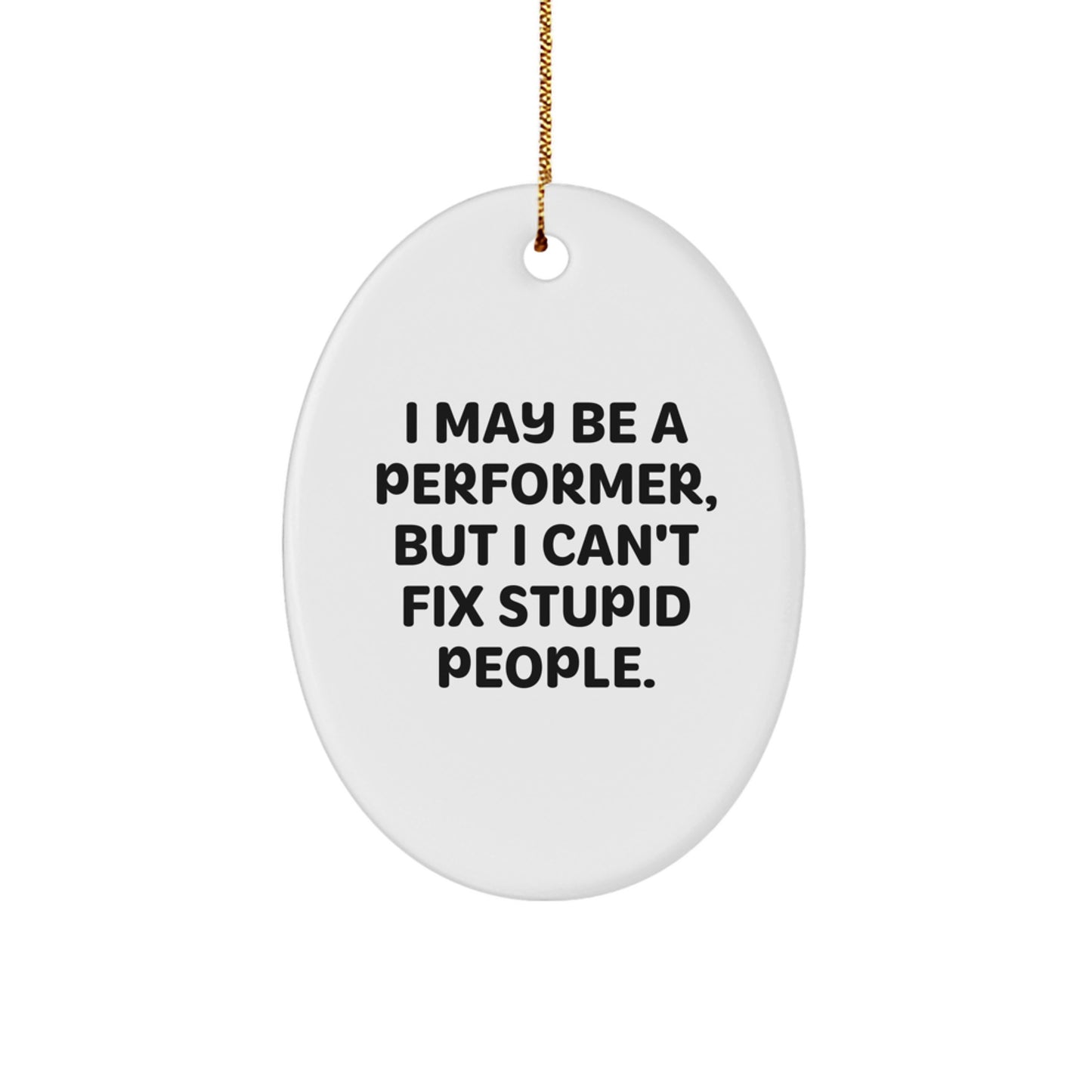 Performer Keepsake Christmas Ornament for Him Holiday Gift - Image 1