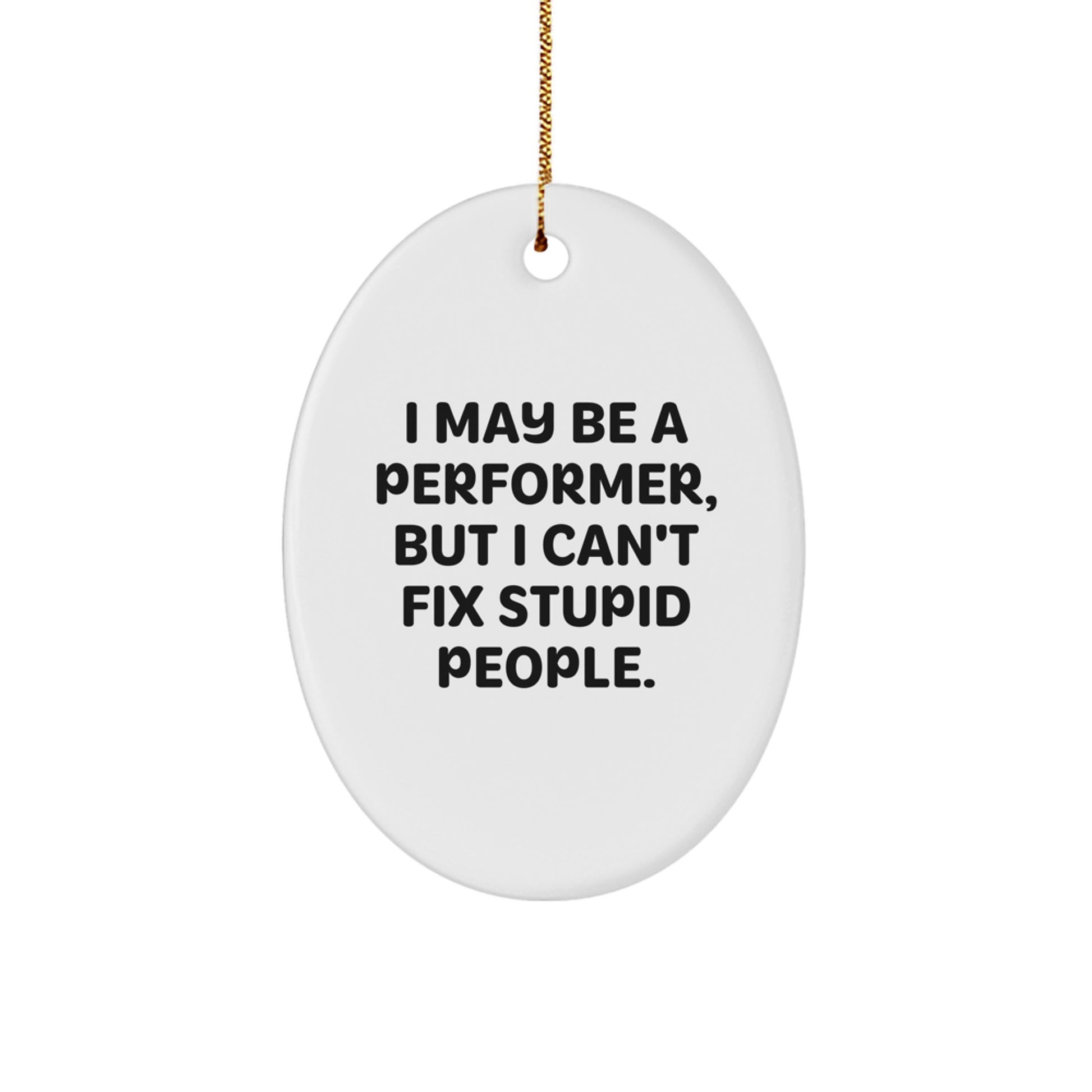 Performer Keepsake Christmas Ornament for Him Holiday Gift - Image 1