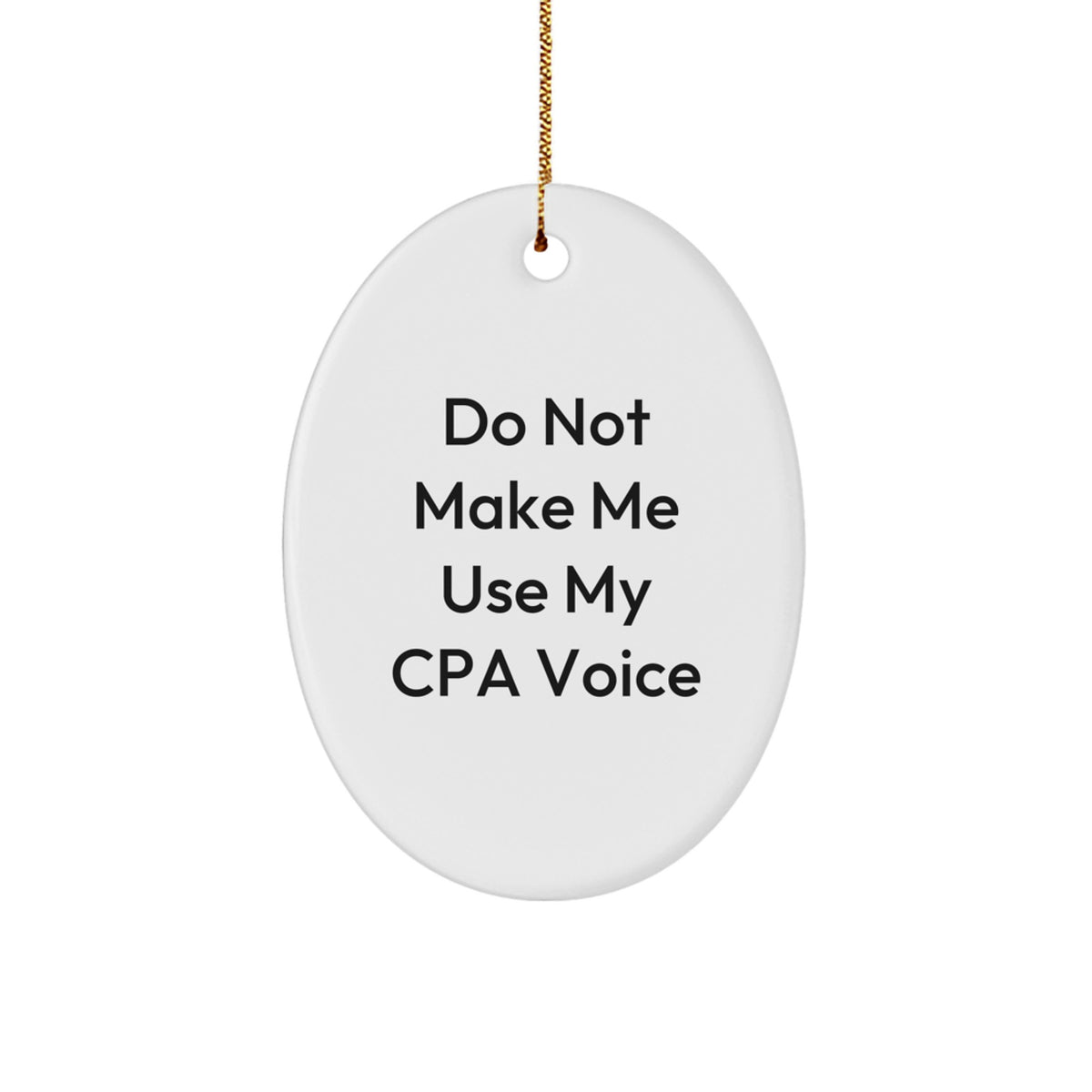 Cpa Keepsake Holiday Christmas Ornament Tree Decoration for Him Gift - Image 1
