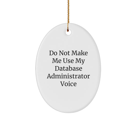 Database Administrator Keepsake Christmas Ornament for Him Gift - Image 1