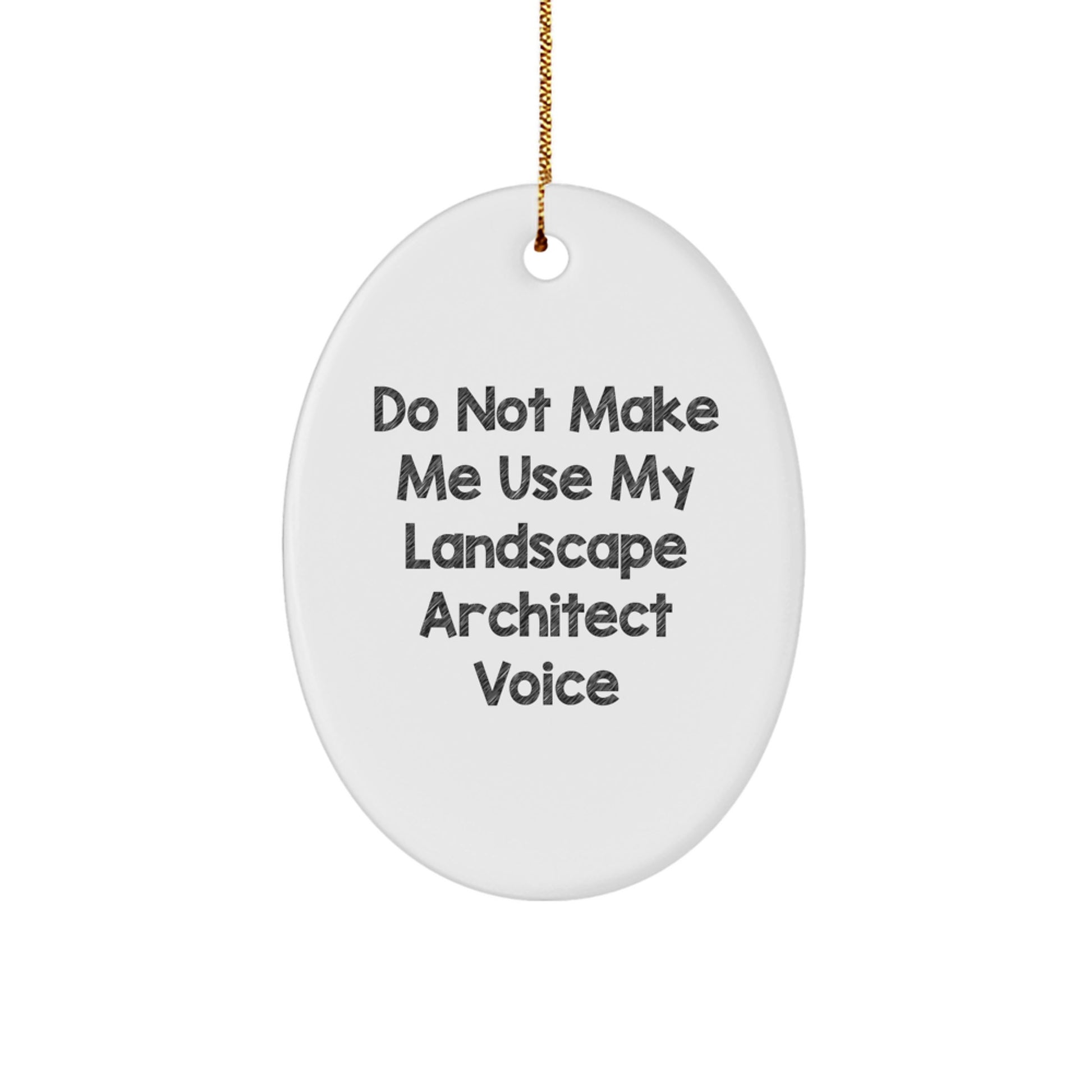 Landscape Arch Oval Ornament Collectible for Neighbors Christmas Gift - Image 1