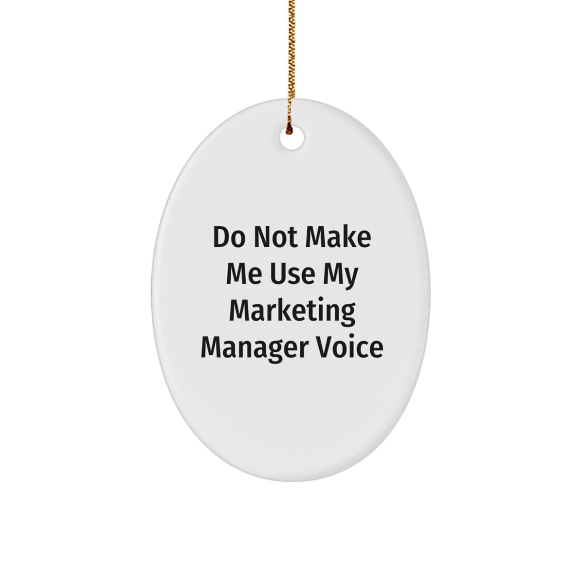 Marketing Manager Keepsake Bright Vivid Christmas Ornament for Him Gift - Image 1