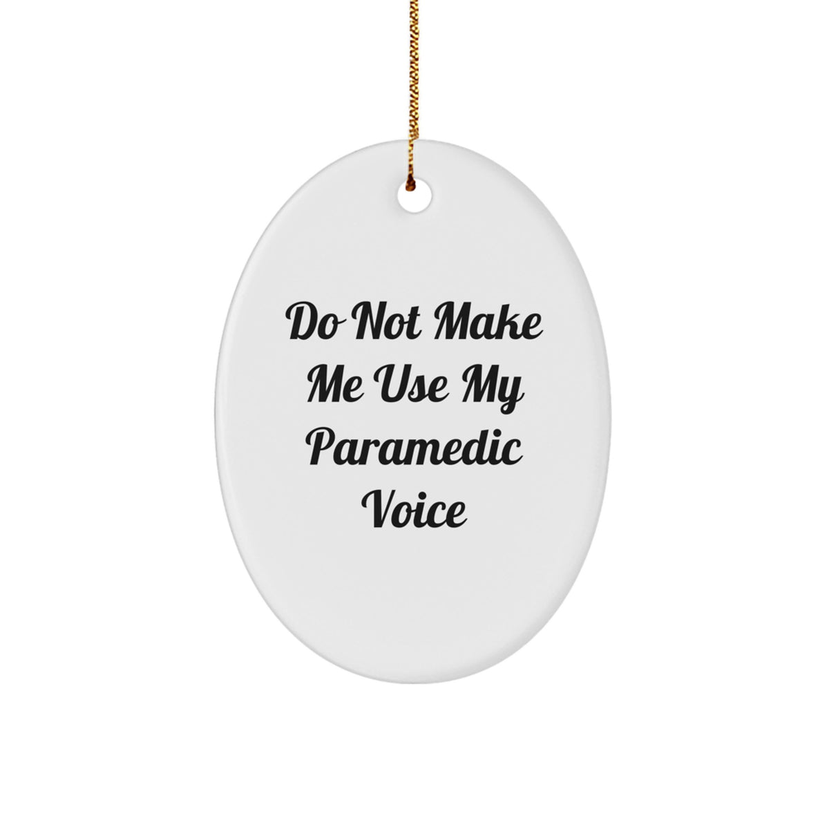 Favorite Paramedic Christmas Ornament for Kids Gift - Keepsake Printed - Image 1