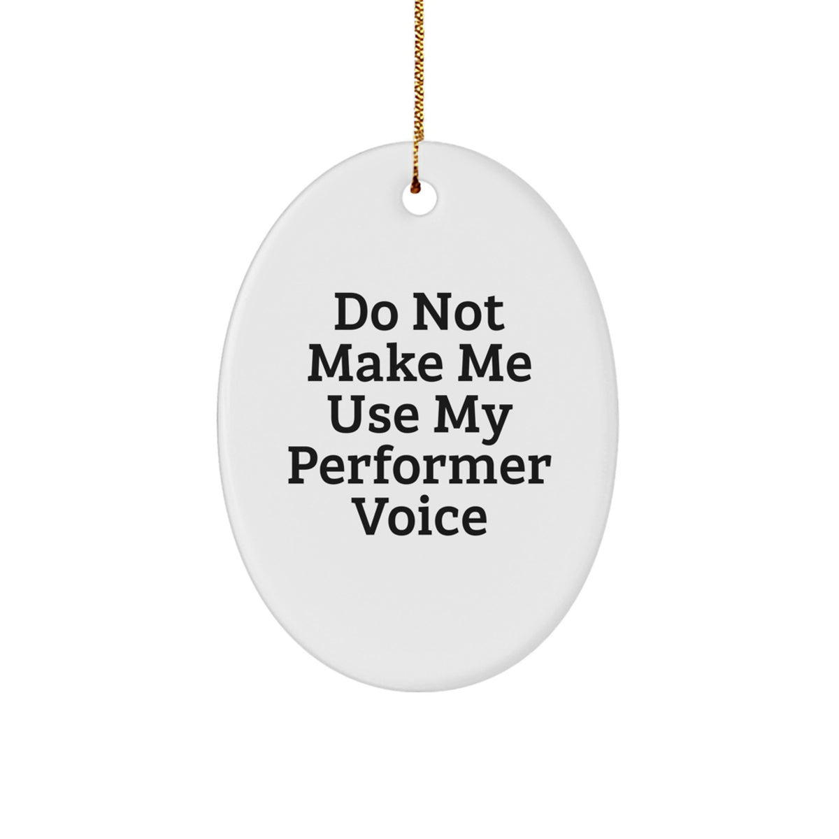 Playful Performer Christmas Ornament Gift for Friends - Image 1