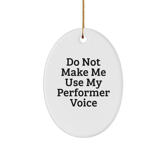 Playful Performer Christmas Ornament Gift for Friends - Image 1