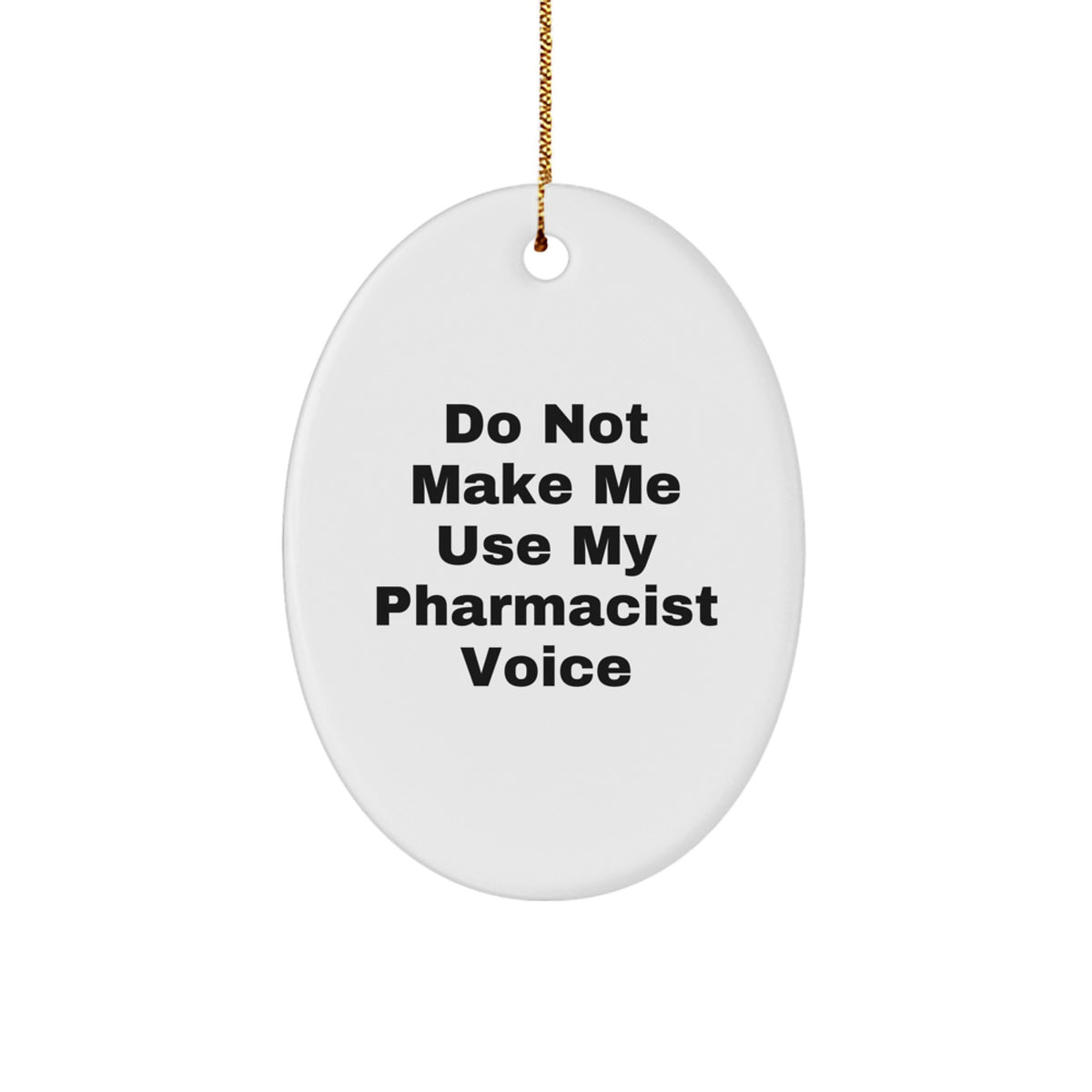 Christmas Gift Pharmacist Christmas Ornament - A Playful Present for Her - Image 1
