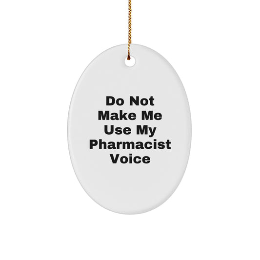 Christmas Gift Pharmacist Christmas Ornament - A Playful Present for Her - Image 1