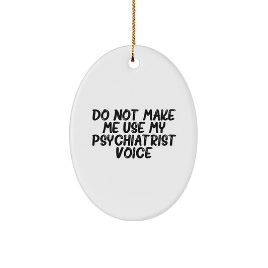 Psychiatrist Christmas Ornament for Her Present Holiday Keepsake Gift - Image 1
