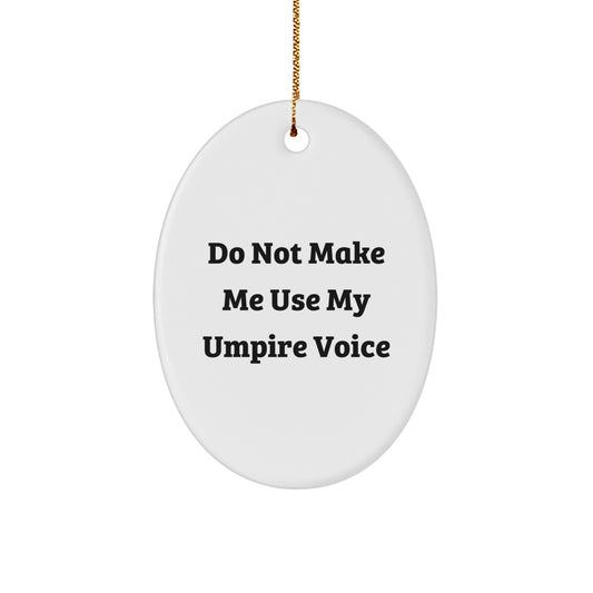 Umpire Keepsake Christmas Ornament for Him Gift - Image 1