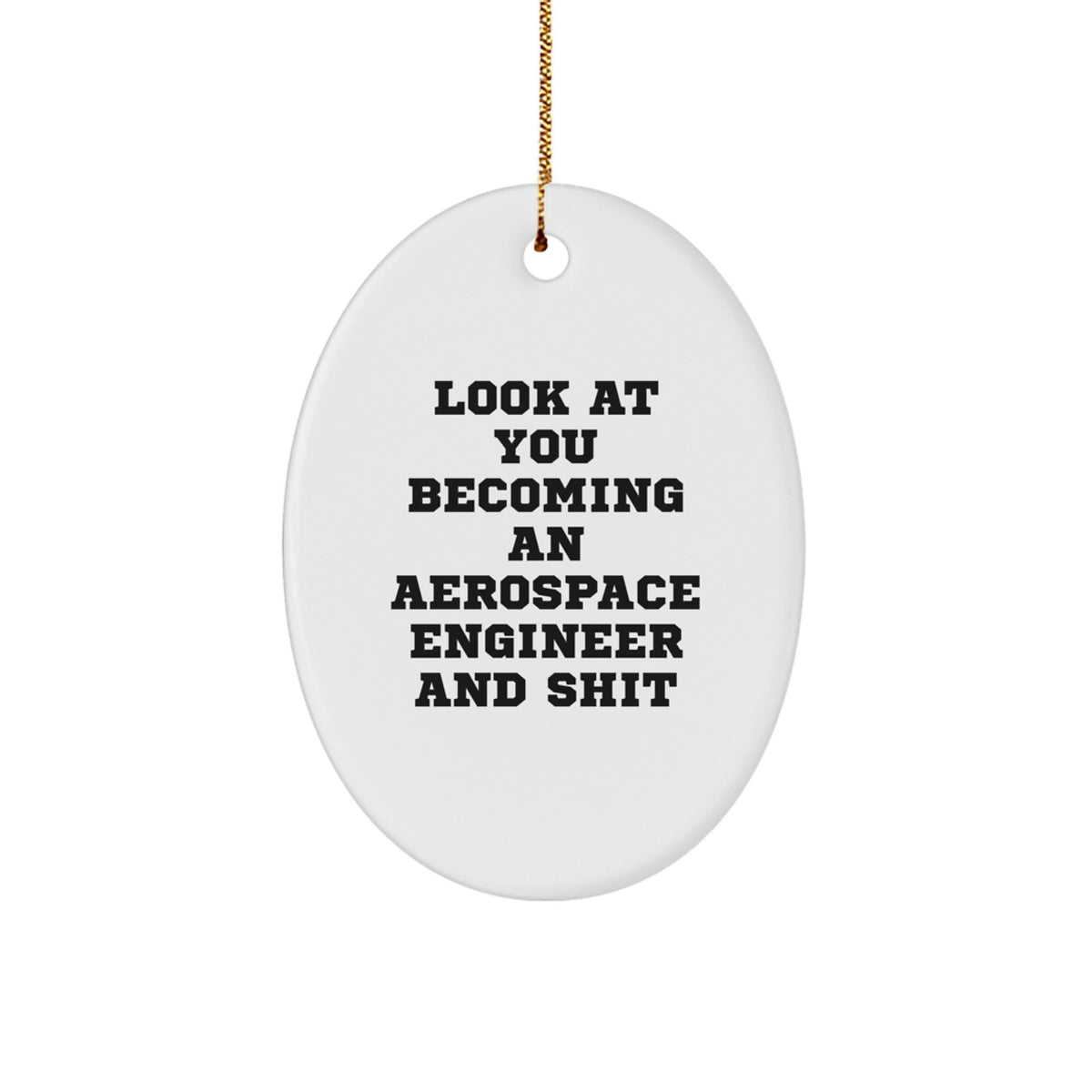 Christmas Gift Aerospace Engineer Present - Look At You Becoming An - Image 1